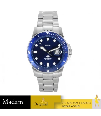 นาฬิกาข้อมือผู้ชาย FOSSIL MODELFS6029,42MM.,STAINLESS STEEL,SILVER