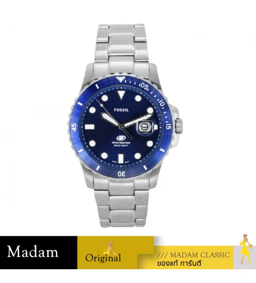 นาฬิกาข้อมือผู้ชาย FOSSIL MODELFS6029,42MM.,STAINLESS STEEL,SILVER