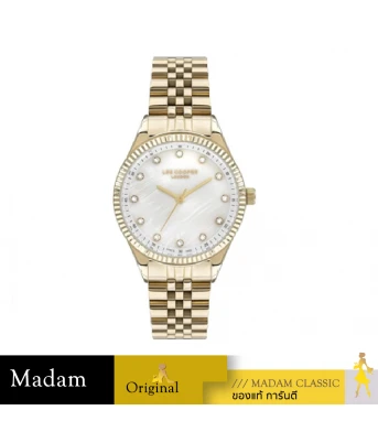 นาฬิกาข้อมือ LEE COOPER LC07310-120,35MM.,STAINLESS STEEL,GOLD 		