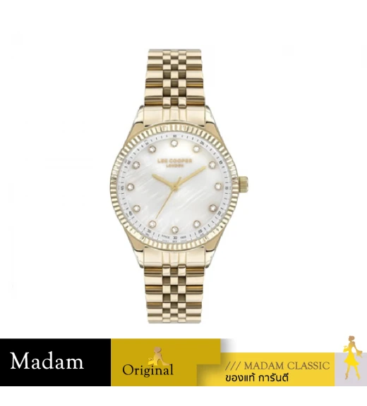นาฬิกาข้อมือผู้หญิง LEE COOPER LC07310-120,35MM.,STAINLESS STEEL,GOLD 		