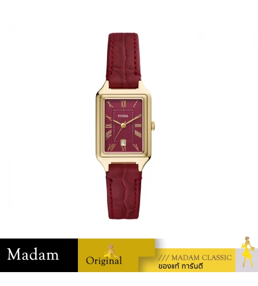 นาฬิกาข้อมือ FOSSIL ES5383,23MM.,LEATHER,RED 		