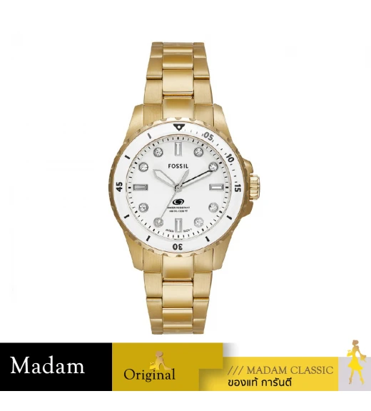นาฬิกาข้อมือ FOSSIL ES5350,28MM.,STAINLESS STEEL,GOLD		