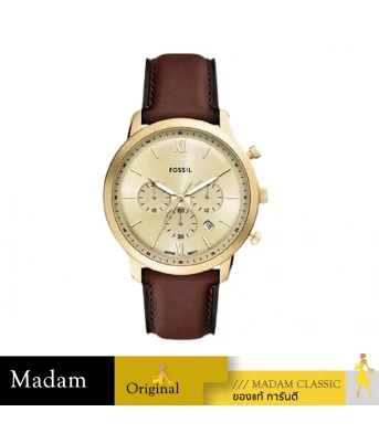นาฬิกาข้อมือ FOSSIL FS6113,44MM.,LEATHER STRAP,BROWN		