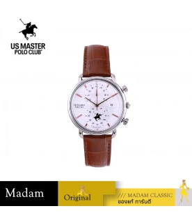 นาฬิกา US MASTERS POLO CLUB  USM-EC12-BR-WE 1732 ETERNAL DATE  42mm,BROWN / WHITE