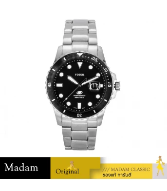 นาฬิกาข้อมือผู้ชาย FOSSIL MODEL FS6032,42MM.,STAINLESS STEEL,SILVER 