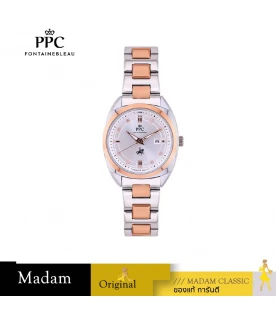 นาฬิกา PPC FONTAINEBLEAU  PPC-EG08-SRG-WE LER BRETON EG08 SILVER ROSEGOLD / WHITE 32 MM,SILVER ROSEGOLD / ROSEGOLD