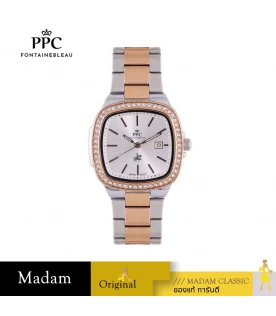 นาฬิกา PPC FONTAINEBLEAU  PPC-EF15-SRG-WE DORÉE EF15 SILVER ROSEGOLD / WHITE 30 MM,SILVER ROSEGOLD / WHITE