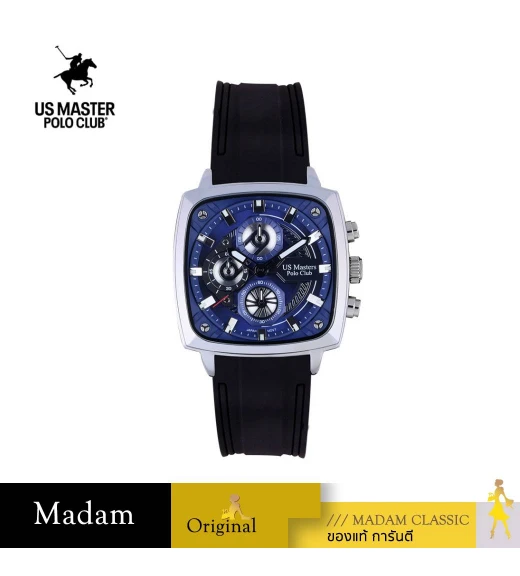 นาฬิกา US MASTERS POLO CLUB  USM-DF19-BU-Pre TIMES SQUARE CHONO ONE BLUE 42 MM , BLUE