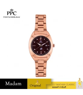 นาฬิกา PPC FONTAINEBLEAU  PPC-EG08-RG-BR LER BRETON EG08 ROSEGOLD / BROWN 32 MM,ROSEGOLD / BROWN