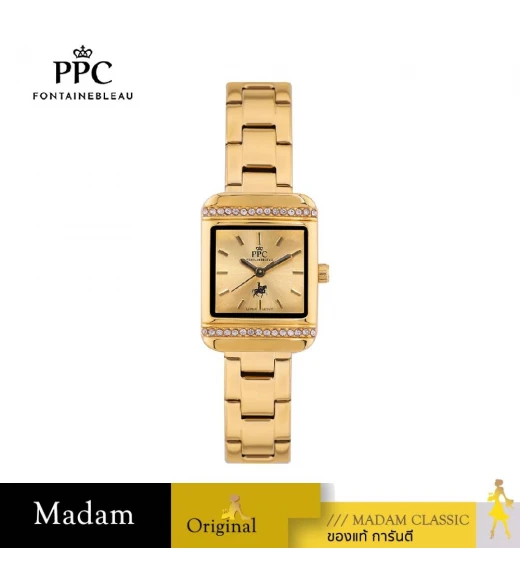นาฬิกา PPC FONTAINEBLEAU PPC-EF06-GD DORÉE EF06 20.5 MM,GOLD นาฬิกา PPC FONTAINEBLEAU PPC-EF06-GD DORÉE EF06 20.5 MM,GOLD