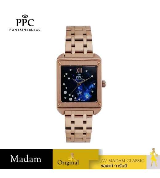 นาฬิกา PPC FONTAINEBLEAU PPC-DG04-RG-BU DORÉE COSMO 28 MM,ROSEGOLD / BLUE นาฬิกา PPC FONTAINEBLEAU PPC-DG04-RG-BU DORÉE COSMO 28 MM,ROSEGOLD / BLUE