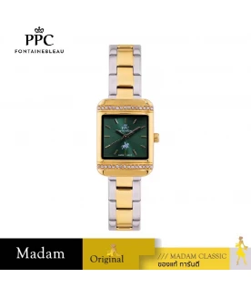 นาฬิกา PPC FONTAINEBLEAU PPC-EF06-SGD-GN DORÉE EF06 20.5 MM,SILVER GOLD / GREEN