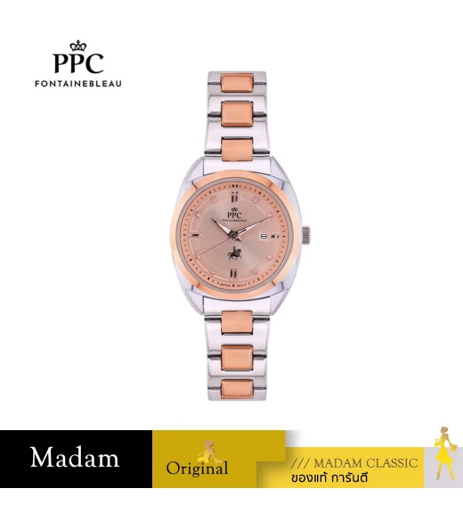 นาฬิกา PPC FONTAINEBLEAU  PPC-EG08-SRG-RG LER BRETON EG08 SILVER ROSEGOLD / ROSEGOLD 32 MM,SILVER ROSEGOLD / ROSEGOLD
