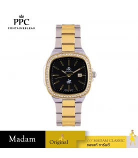 นาฬิกา PPC FONTAINEBLEAU  PPC-EF15-SGD-BK DORÉE EF15 SILVER GOLD / BLACK 30 MM,SILVER GOLD / BLACK	
