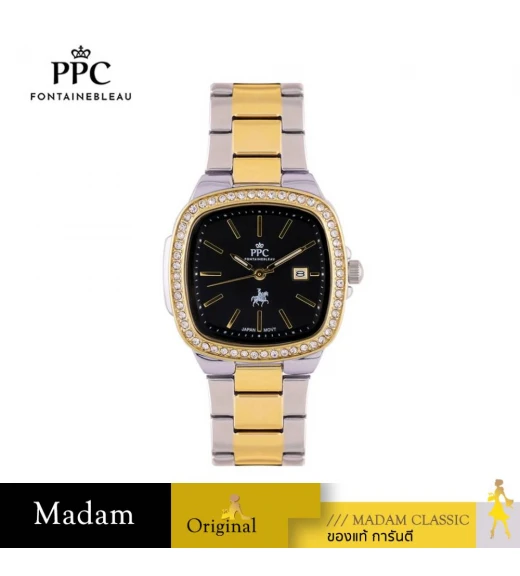 นาฬิกา PPC FONTAINEBLEAU PPC-EF15-SGD-BK DORÉE EF15 SILVER GOLD / BLACK 30 MM,SILVER GOLD / BLACK นาฬิกา PPC FONTAINEBLEAU PPC-EF15-SGD-BK DORÉE EF15 SILVER GOLD / BLACK 30 MM,SILVER GOLD / BLACK
