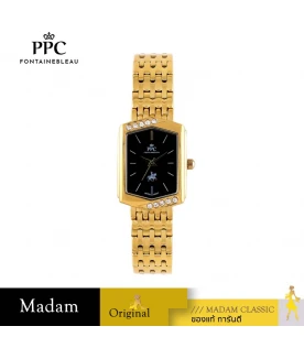 นาฬิกา PPC FONTAINEBLEAU  PPC-EF11-GD-BK CANNES EF11 GOLD / BLACK 23 MM,GOLD / BLACK	