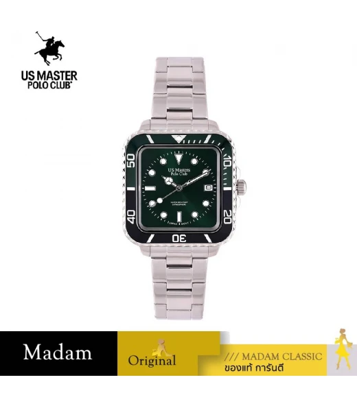 นาฬิกา US MASTER NEW YORK  USM-ED11-GNB-GN TIMES SQUARE ED11 39 MM,GREEN BLACK / GREEN