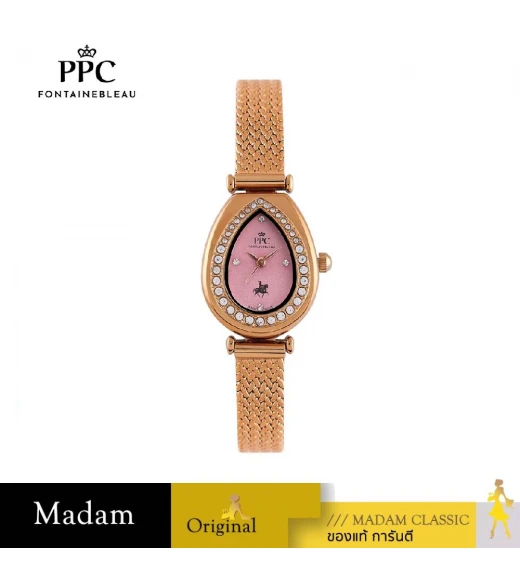 นาฬิกา PPC FONTAINEBLEAU PPC-EF10-RG-PK CANNES EF10 22.5 MM,ROSEGOLD / PINK
