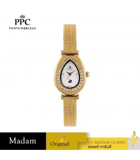 นาฬิกา PPC FONTAINEBLEAU PPC-EF10-GD-WE CANNES EF10 22.5 MM,GOLD / WHITE