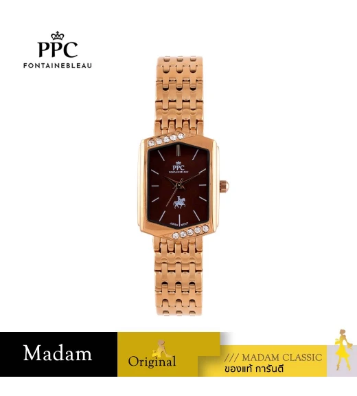 นาฬิกา PPC FONTAINEBLEAU  PPC-EF11-RG-BR CANNES EF11 ROSEGOLD / BROWN 23 MM,ROSEGOLD / BROWN