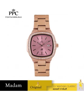 นาฬิกา PPC FONTAINEBLEAU  PPC-EF15-RG-PK DORÉE EF15 ROSEGOLD / PINK 30 MM,ROSEGOLD / PINK
