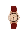 นาฬิกา US MASTERS POLO CLUB USM-EC01-RD-RG THE EMPIRE CRYSTAL CLASSIC DATE 36 MM,RED / ROSEGOLD	
