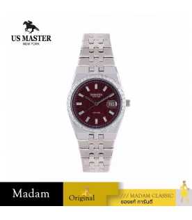 นาฬิกา US MASTER NEW YORK  USM-EG04-BGD DIANA EG04 36 MM,BURGUNDY