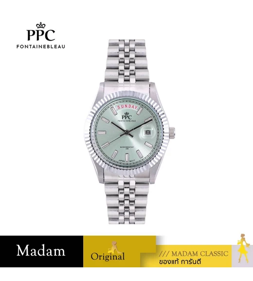 นาฬิกา PPC FONTAINEBLEAU PPC-EC15R-LGN LE BRETON EC15R LIGHT GREEN 34.5 MM,LIGHT GREEN นาฬิกา PPC FONTAINEBLEAU PPC-EC15R-LGN LE BRETON EC15R LIGHT GREEN 34.5 MM,LIGHT GREEN