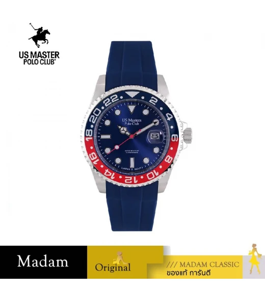 นาฬิกา US MASTER NEW YORK  USM-ED10-BU-BU ABRAHAM ED10 44 MM,BLUE / BLUE