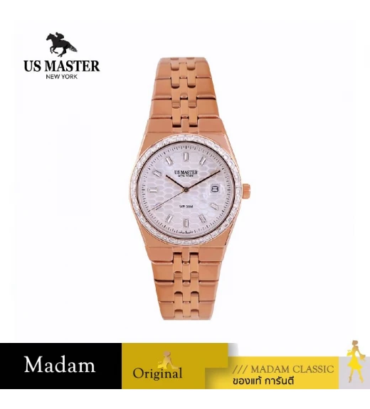นาฬิกา US MASTER NEW YORK  USM-EG04-RG-WE DIANA EG04 36 MM,ROSEGOLD / WHITE