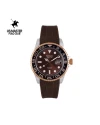นาฬิกา US MASTER NEW YORK  USM-ED10-BR-RBR ABRAHAM ED10 44 MM,BROWN / ROSEGOLD BROWN