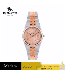 นาฬิกา US MASTER NEW YORK  USM-EG04-SRG-RG DIANA EG04 36 MM,SILVER ROSEGOLD / ROSEGOLD