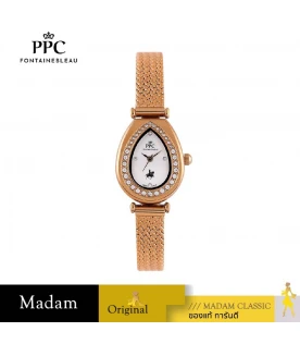 นาฬิกา PPC FONTAINEBLEAU PPC-EF10-RG-WE CANNES EF10 22.5 MM,ROSEGOLD / WHITE