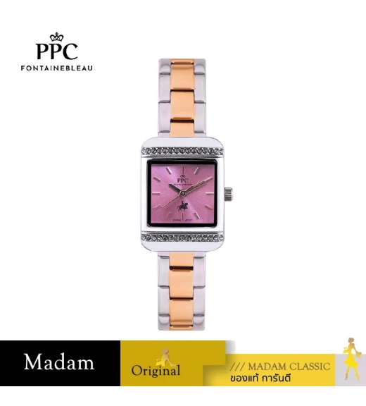 นาฬิกา PPC FONTAINEBLEAU PPC-EF06-SRG-PK DORÉE EF06 20.5 MM,SILVER ROSEGOLD / PINK