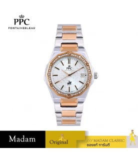 นาฬิกา PPC FONTAINEBLEAU PPC-EE14-SRG-WE JOAN EE14 35.5 MM,SILVER ROSEGOLD / WHITE