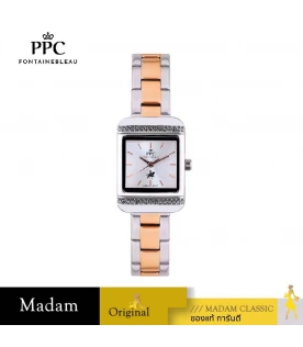 นาฬิกา PPC FONTAINEBLEAU PPC-EF06-SRG-WE DORÉE EF06 20.5 MM,SILVER ROSEGOLD / WHITE