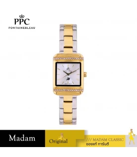 นาฬิกา PPC FONTAINEBLEAU PPC-EF06-SGD-WE DORÉE EF06 20.5 MM,SILVER / GOLD / WHITE