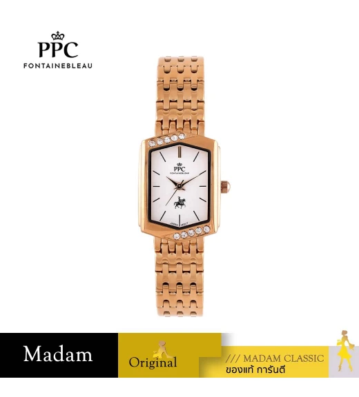 นาฬิกา PPC FONTAINEBLEAU PPC-EF11-RG-WE CANNES EF11 ROSEGOLD / WHITE 23 MM,ROSEGOLD / WHITE นาฬิกา PPC FONTAINEBLEAU PPC-EF11-RG-WE CANNES EF11 ROSEGOLD / WHITE 23 MM,ROSEGOLD / WHITE