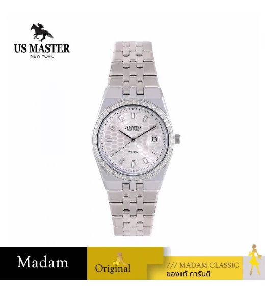 นาฬิกา US MASTER NEW YORK  USM-EG04-WE DIANA EG04 36 MM,WHITE