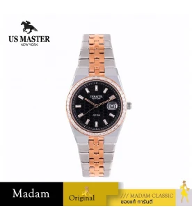 นาฬิกา US MASTER NEW YORK  USM-EG04-SRG-BK DIANA EG04 36 MM,SILVER ROSEGOLD / BLACK