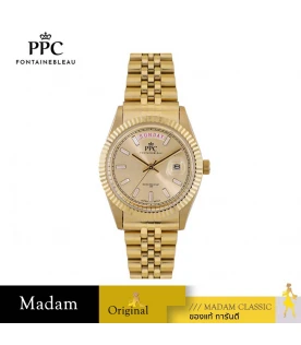 นาฬิกา PPC FONTAINEBLEAU PPC-EC15R-GD LE BRETON EC15R GOLD 34.5 MM,GOLD	