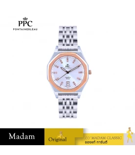 นาฬิกา PPC FONTAINEBLEAU PPC-EG10-RWE PHILIP EG10 35 MM,ROSEGOLD / WHITE	