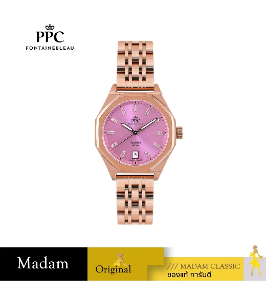 นาฬิกา PPC FONTAINEBLEAU PPC-EG10-RG-PK PHILIP EG10 35 MM,ROSEGOLD / PINK	