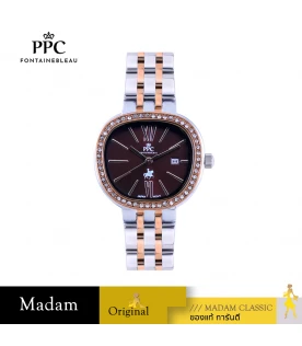 นาฬิกา PPC FONTAINEBLEAU PPC-EG06-SRG-BR CANNES EG06 29 MM,SILVER ROSEGOLD / BROWN	