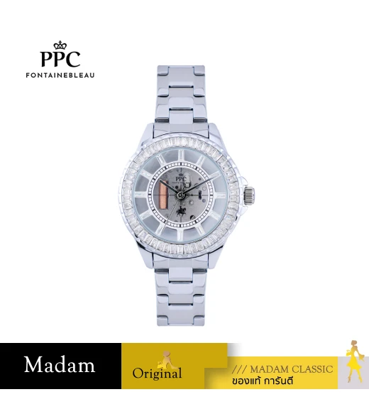 นาฬิกา PPC FONTAINEBLEAU PPC-EF18-WE LER BRETON EF18 36 MM,WHITE นาฬิกา PPC FONTAINEBLEAU PPC-EF18-WE LER BRETON EF18 36 MM,WHITE