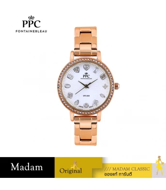 นาฬิกา PPC FONTAINEBLEAU PPC-EF05-RG-WE ÉTOILE EF05 30 MM,ROSEGOLD / WHITE	