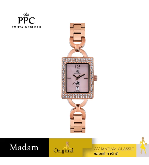 นาฬิกา PPC FONTAINEBLEAU PPC-EF04-RG DORÉE EF04  23 MM,ROSEGOLD	