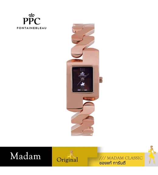 นาฬิกา PPC FONTAINEBLEAU PPC-EF24-RG-BR CANNES EF24 22 MM,ROSEGOLD / BROWN นาฬิกา PPC FONTAINEBLEAU PPC-EF24-RG-BR CANNES EF24 22 MM,ROSEGOLD / BROWN