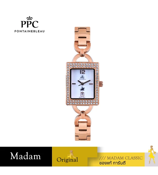 นาฬิกา PPC FONTAINEBLEAU PPC-EF04-RG-WE DORÉE EF04 23 MM,ROSEGOLD / WHITE นาฬิกา PPC FONTAINEBLEAU PPC-EF04-RG-WE DORÉE EF04 23 MM,ROSEGOLD / WHITE
