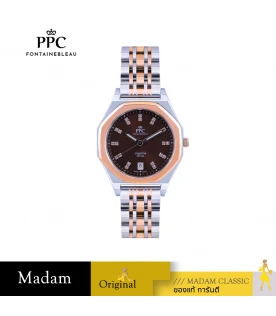 นาฬิกา PPC FONTAINEBLEAU PPC-EG10-SRG-BR PHILIP EG10 35 MM,SILVER ROSEGOLD / BROWN	